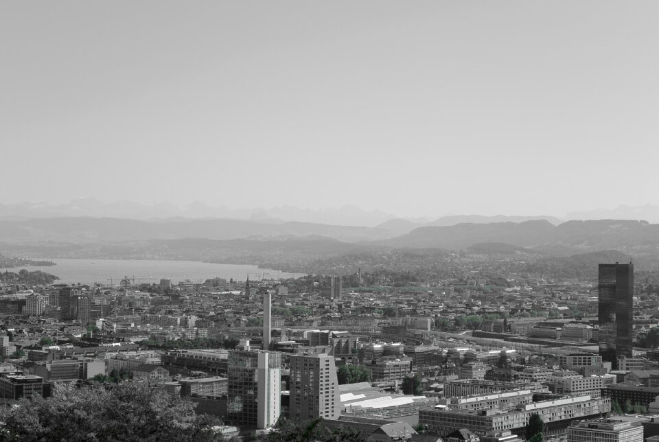 Lake zurich prime tower skyline
