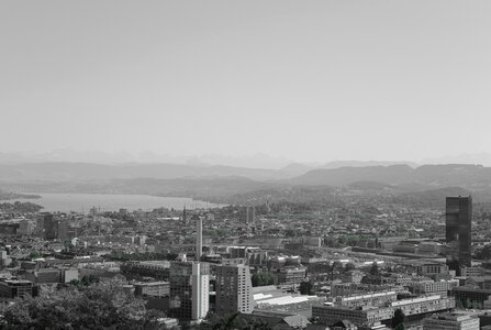 Lake zurich prime tower skyline