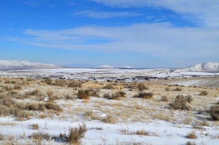 Desert landscape northwest eastern washington photo