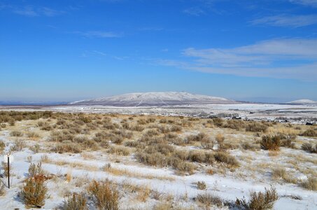 Desert landscape northwest eastern washington photo