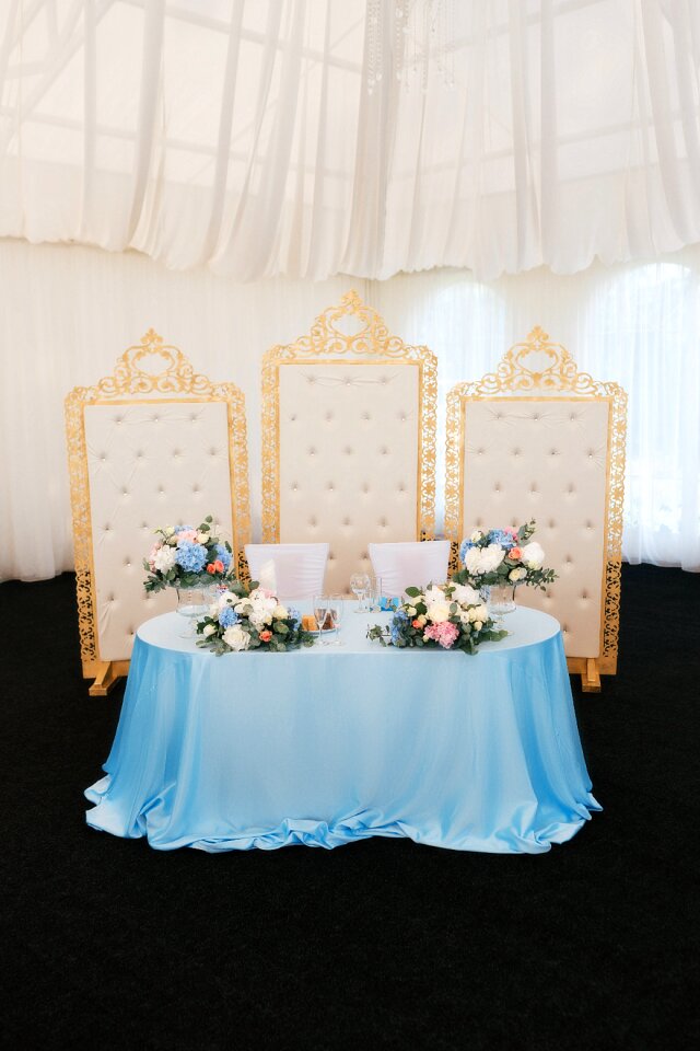 Wedding table reception