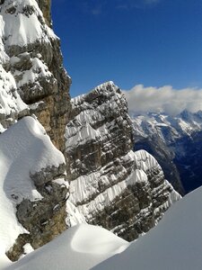 Alpine mountains landscape