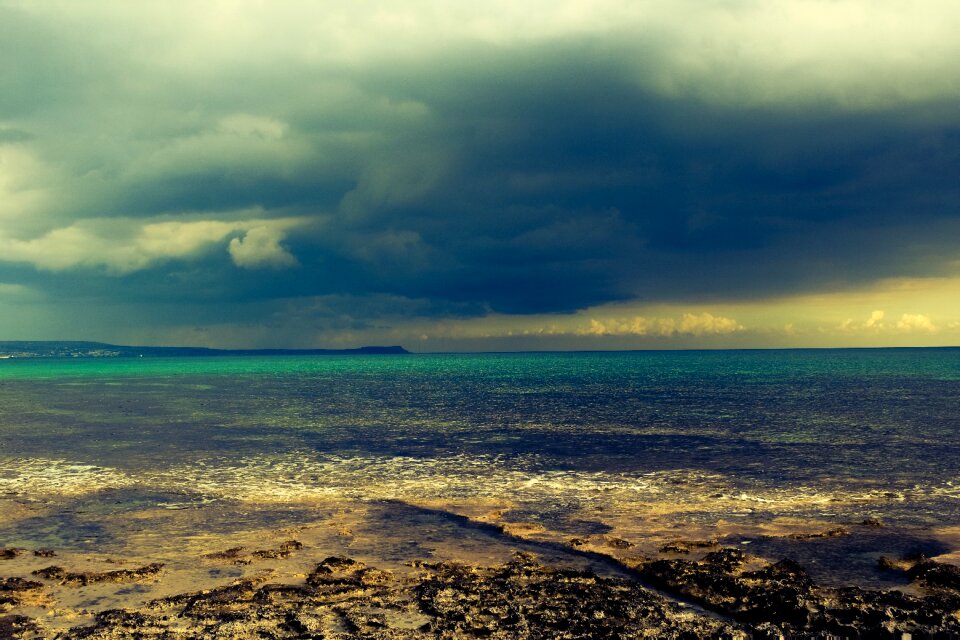 Clouds stormy nature