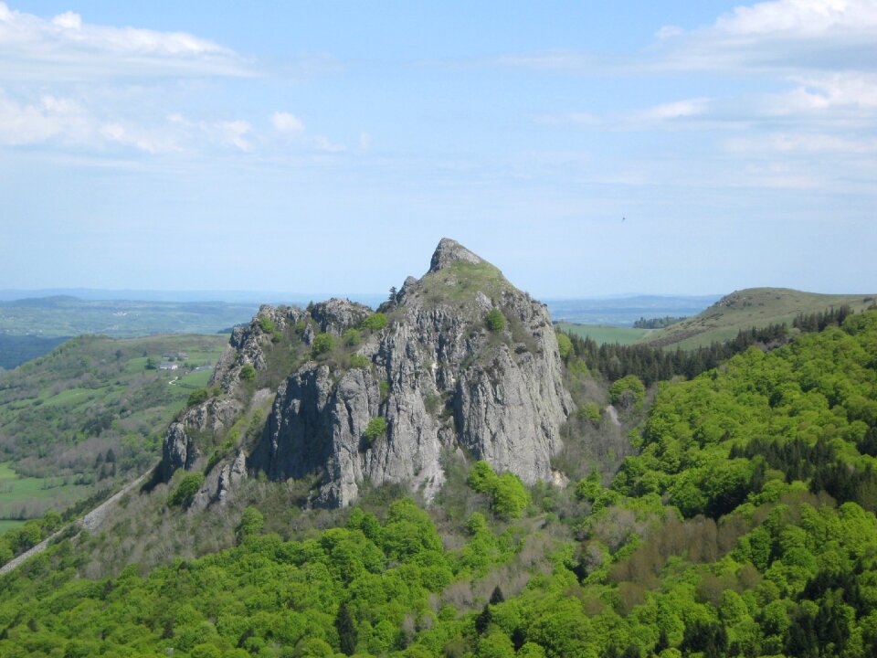 Auvergne landscape mountain