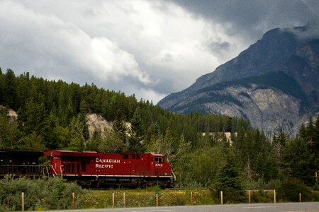 Mountain transportation railroad photo