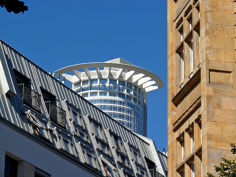 Glass facades modern frankfurt
