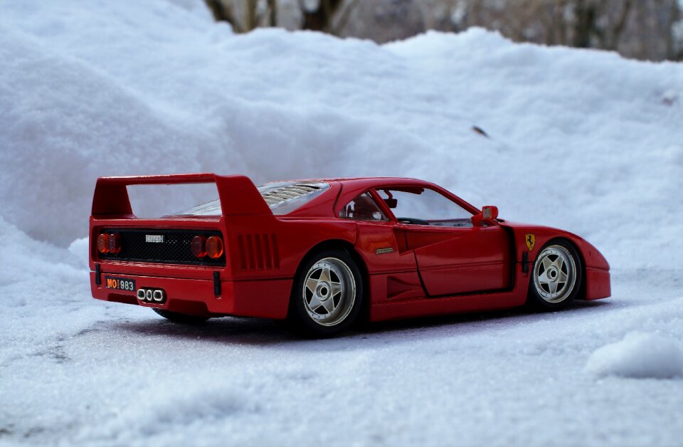 Red sports car toys