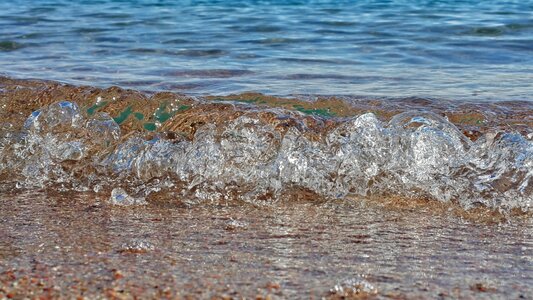 Water coast issyk kul photo