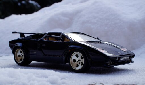 Black sports car toys