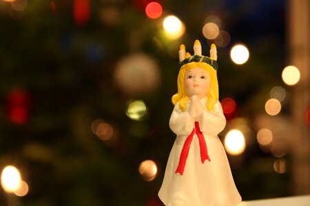 Christmas decorations ornament figure crockery