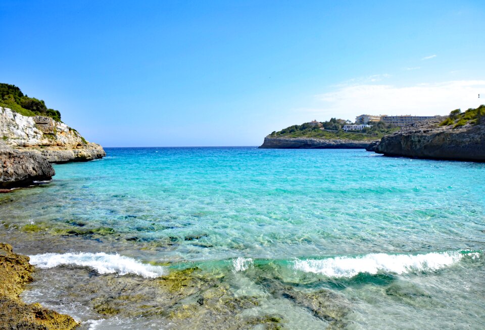 Spain sea crystal clear photo