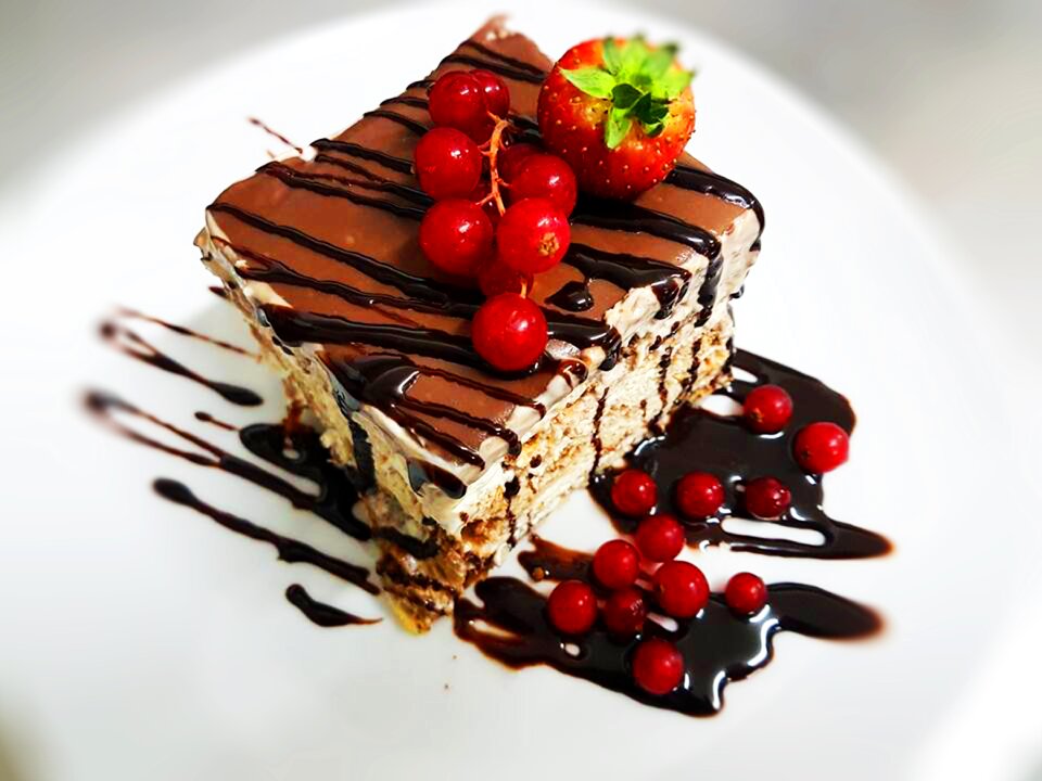 Sweet cake dessert