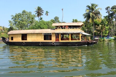 Boat tourism backwater photo