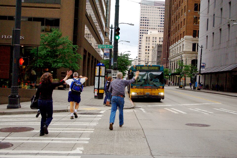 Late stopping downtown
