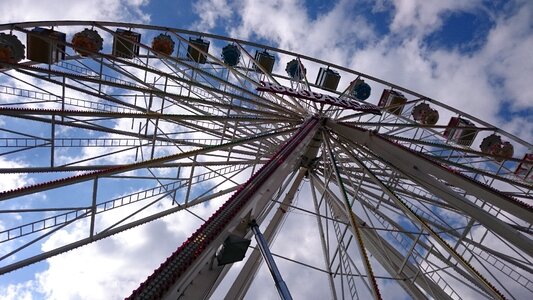 Ferris wheel fairground fun photo