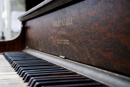 Furniture music gray piano