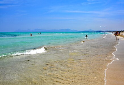 Spain sea crystal clear photo