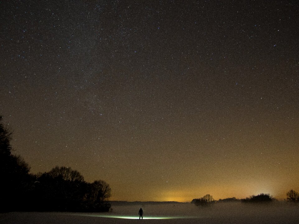 Sky starry sky dark photo