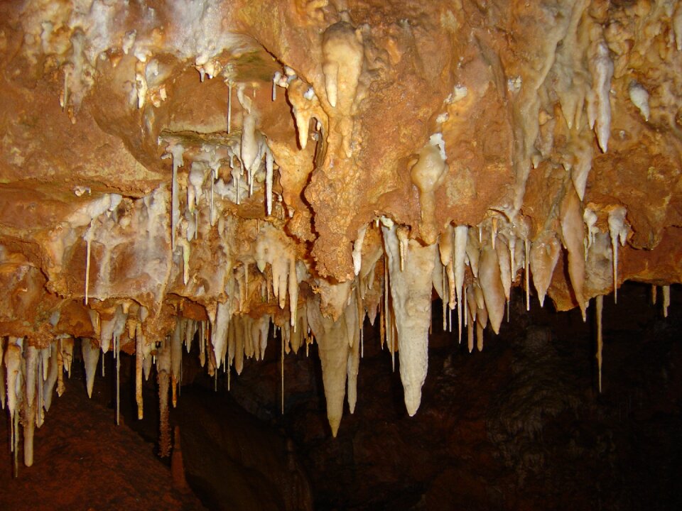 Limestone stalagmite geology