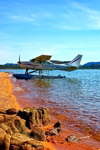 Aviation transportation plane photo