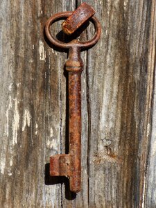 Wood old hang the key