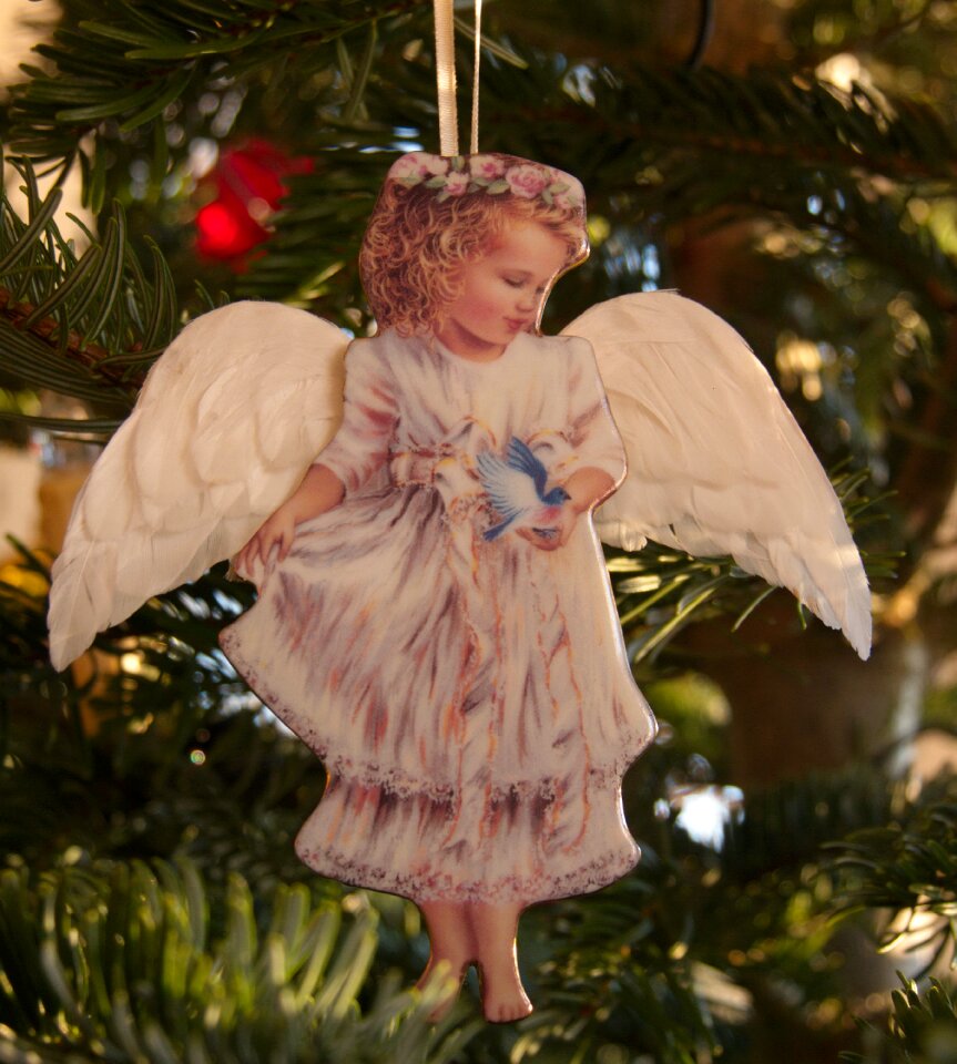 China painting christmas christmas angel