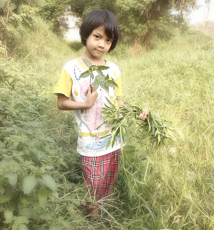 Happy childhood kid