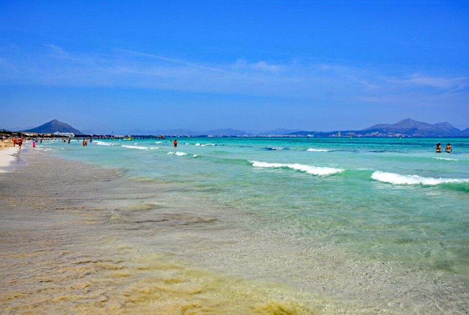 Spain sea crystal clear