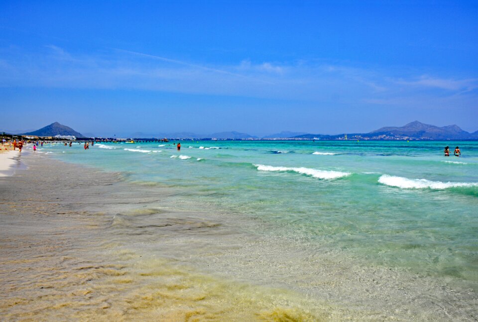 Spain sea crystal clear photo