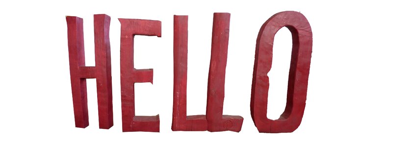 Greeting sign language art