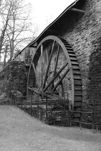 Watermill architecture stone photo