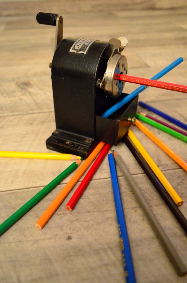 Sharpener old desk accessories