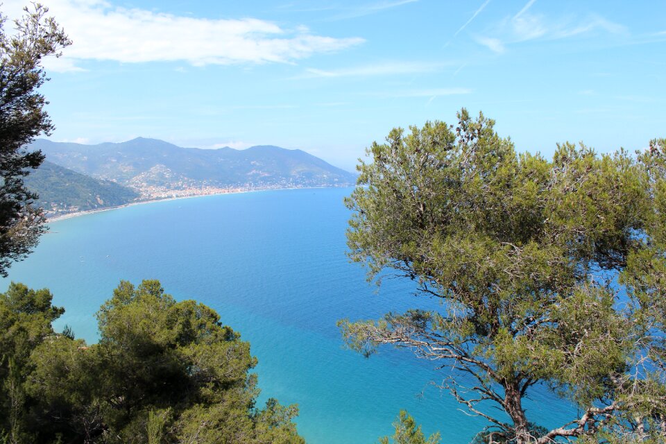 Mediterranean water blue