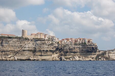 Corsican bonifacio cliffs photo