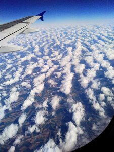 Flying sky travel photo