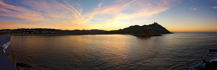 Sunset costa beach