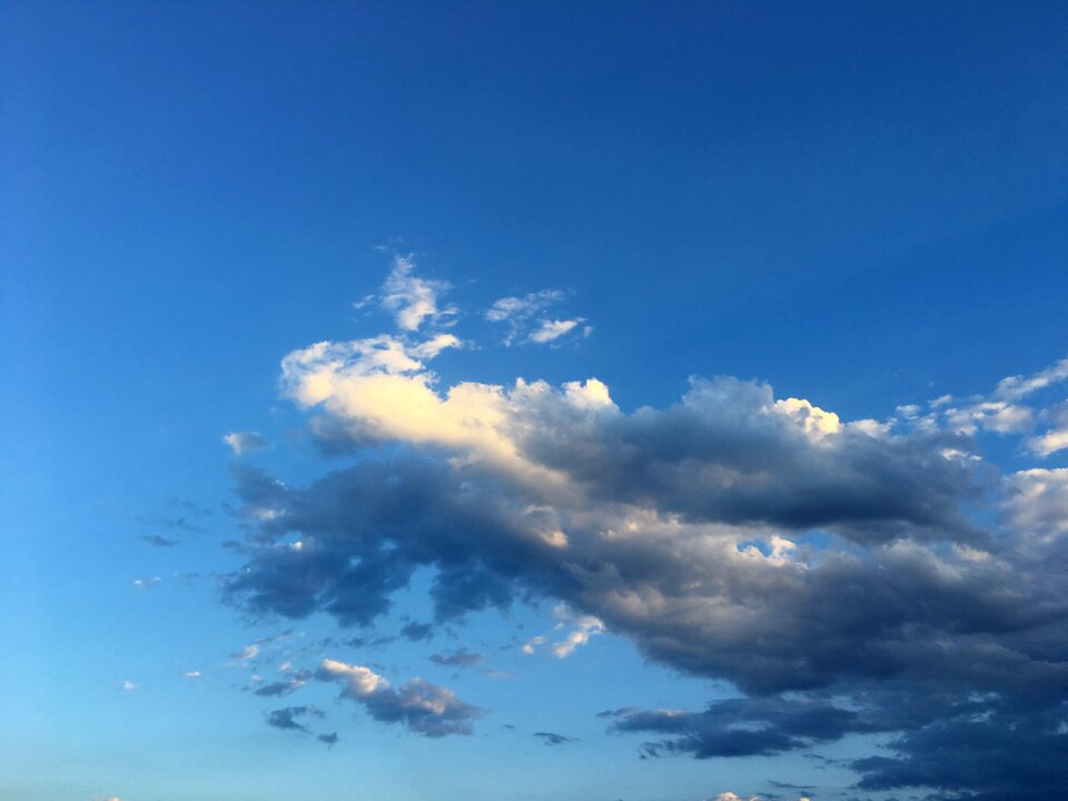 Sky clouds air nature
