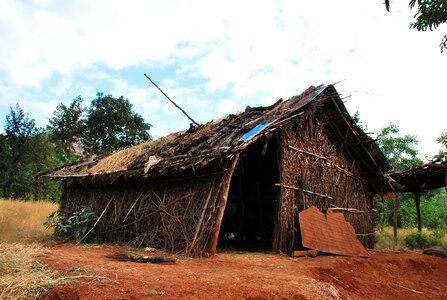 Poverty rural tribal photo