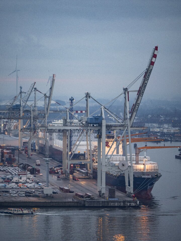 Hamburg port hanseatic city water