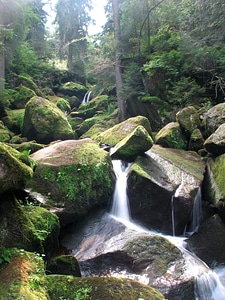 Cascade waterfall flow
