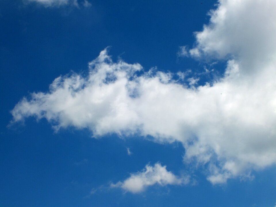 Cloud sky blue