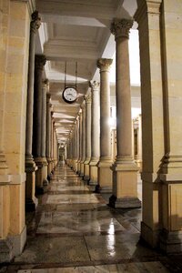 The colonnade clock building