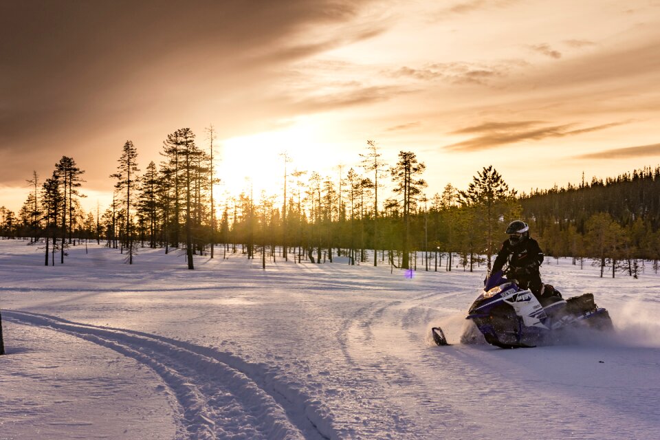 Winter sport ski doo