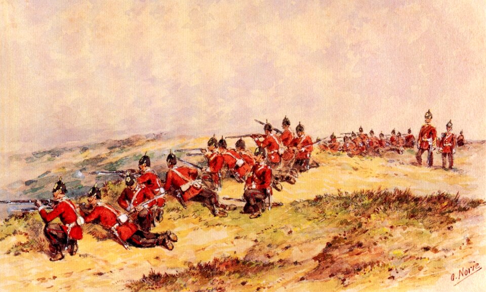 Military painting old