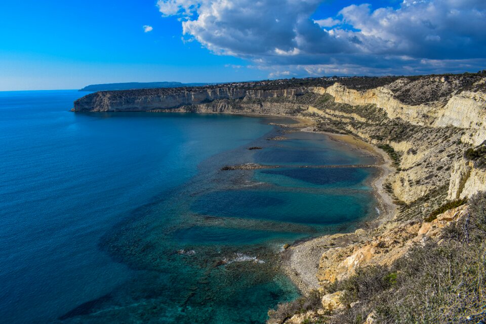 Coastline landscape scenic