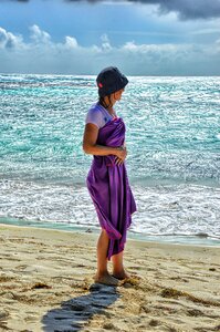 Beauty model holiday