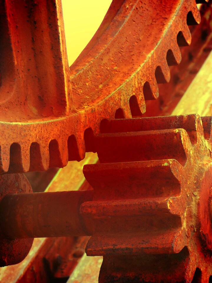 Machinery rusty machine