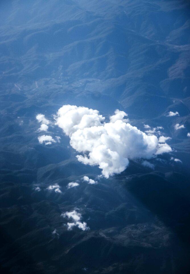 Cloud cloud thought blue