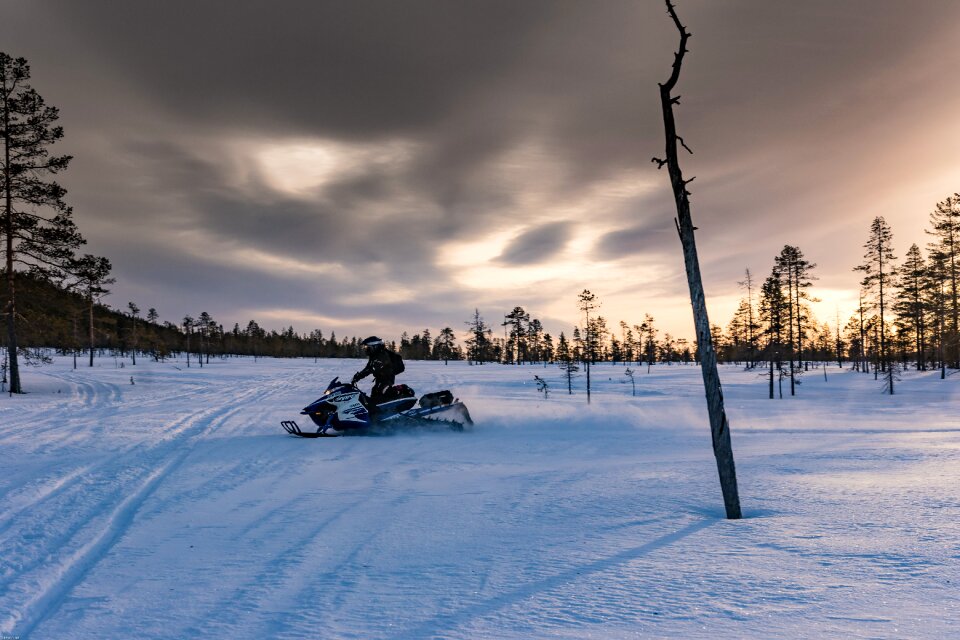 Winter sport ski doo