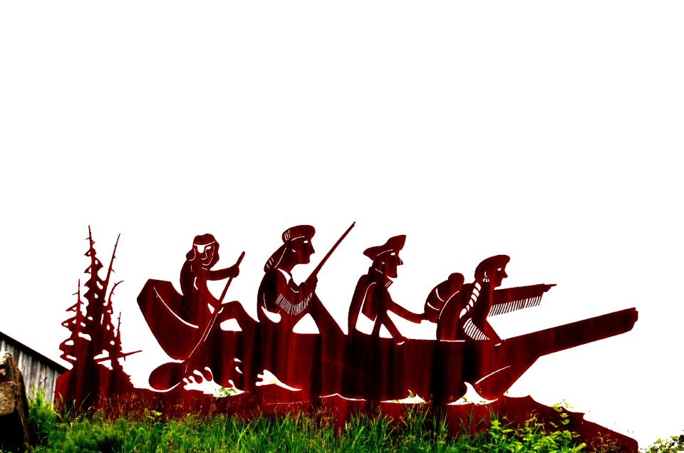 Rust carving boat